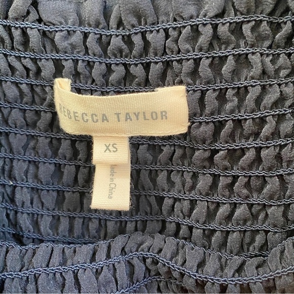 Rebecca Taylor 100%silk Natalie Fleur Wide Leg Crop Silk pants NWT - Picture 9 of 16